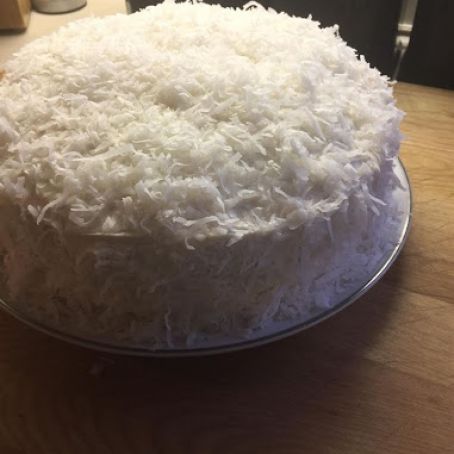 OLD SCHOOL COCONUT CAKE